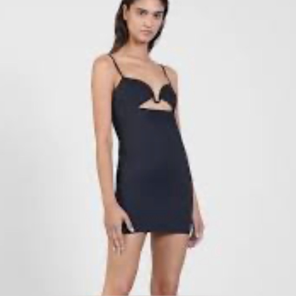 NWT Gauge81 Chaleg black mini dress